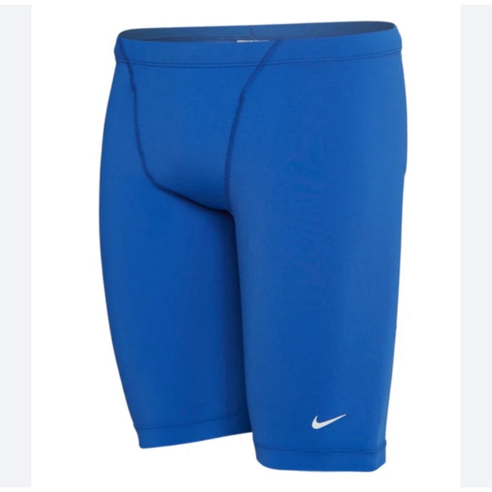 NWT Nike Men's HydraStrong Vex Jammer Swimsuit size 26  Royal Blue